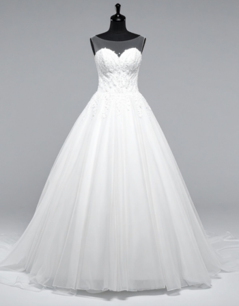 Wedding Wear Heavy Work Gown with Dupatta