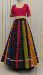 Rangoli Patchwork Bandhani Lehenga Set