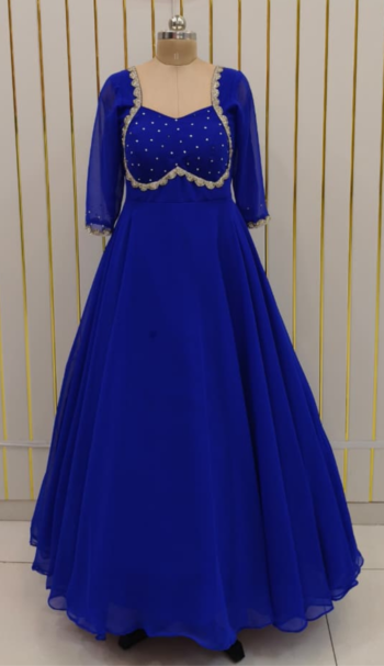 Blue Madhubala Royal Gown